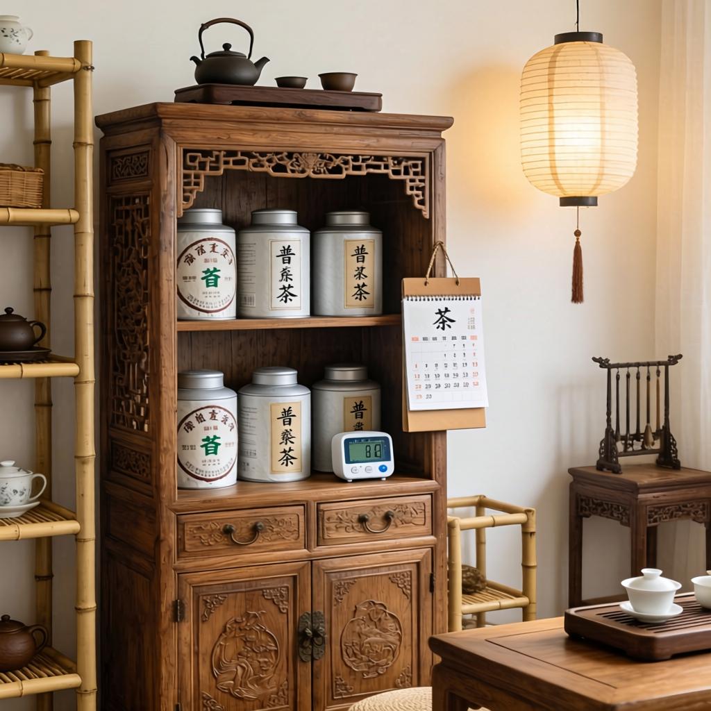 家庭存普洱茶巧避潮湿 关键在于温湿度控制 家庭存普洱茶巧避潮湿 关键在于温湿度控制