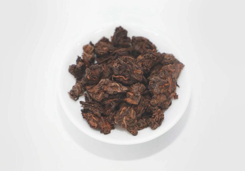 八年干仓陈化普洱熟茶老茶头 陈香浓郁饮后留韵 玄晶粒粒陈,金汤似蜜醴 中茶玄晶老茶头普洱茶(熟茶)散茶