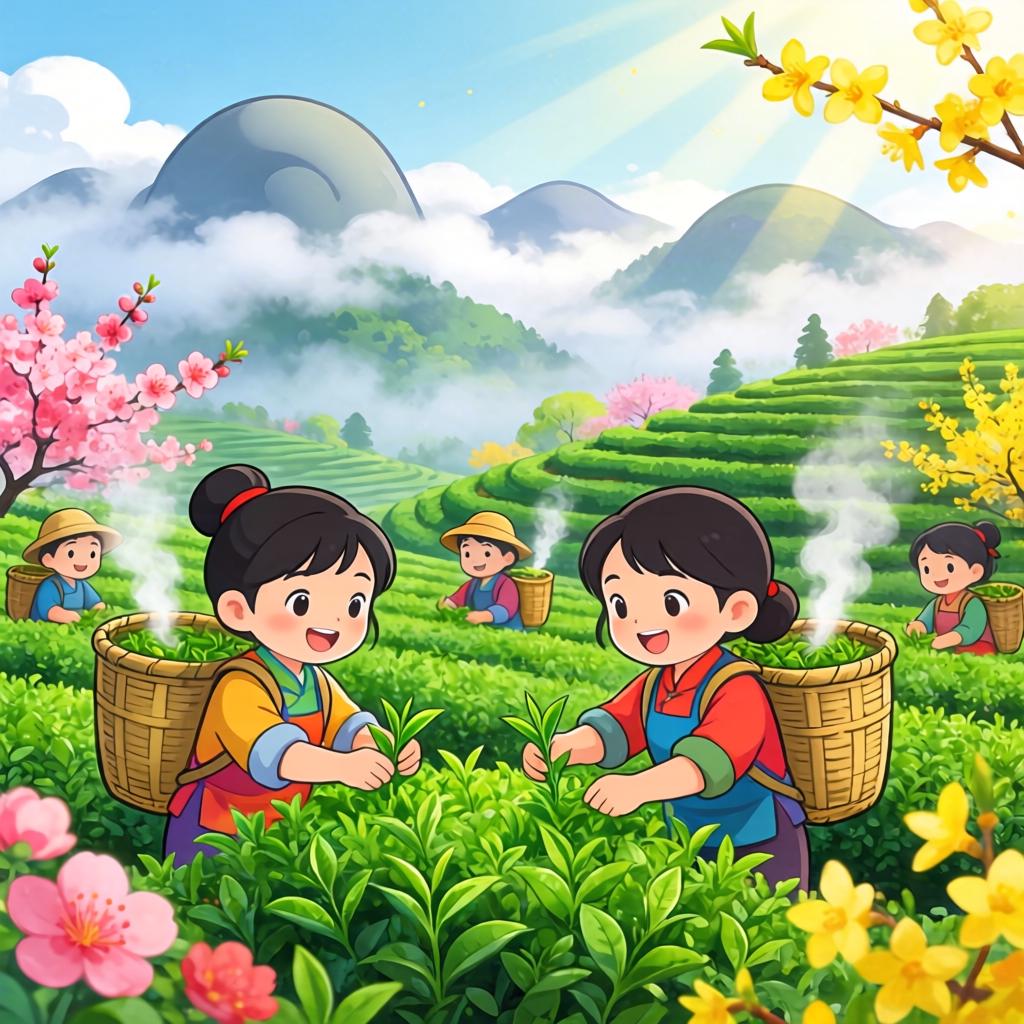 春茶采摘忙 正安县乌牛早助力群众增收 春茶采摘忙 正安县乌牛早助力群众增收